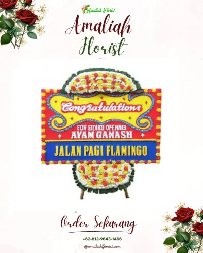 Bunga Papan Congratulation di Pamubulan